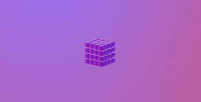 Cube. Animation 3d animation spline