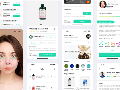 Belleza App - Beauty App app apps case study design health mobile ui uiux ux