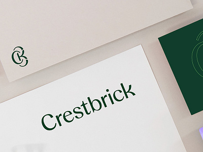 Crestbrick brand brand identity branding design logo logo design mark rio creativo