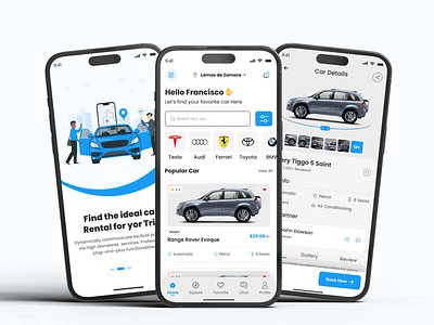 Rental Car App Design Concept 🚗 app design app interaction booking car car booking car hire car interface car rental car rental app car rider concept design design concept mobile app mobile app design mobile design product design rental ui design ui ux