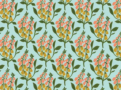 Surface Pattern adobe illustrator design floral floral illustration graphic design illustration patterns surface pattern vector