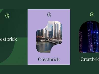 Crestbrick brand brand identity branding design logo logo design mark motion graphics rio creativo