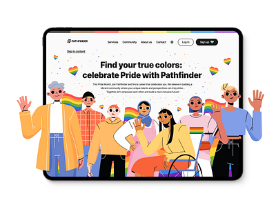 Pride Month UX/UI inclusive design accessibility design inclusion lgbtq lgbtqia pride ui ux wcag