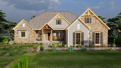 HOUSE DESIGN USA 3d branding graphic design