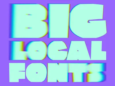 Poleno – Big Font big display fonts local typeface