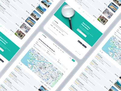 nightingale: AI Medical & E-Pharmacy | Job Pharmacy Listing UIUX card ui clean healthcare heatlhcare hospital listing listing card ui listing ui location listing location listing ui map ui minimal pharmacy pharmacy listing pharmacy listing ui responsive website teal ui design ui kit web design website