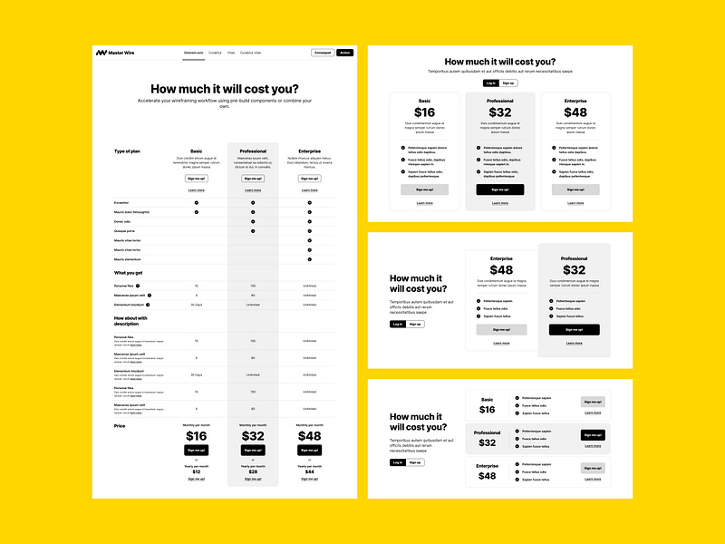 Pricing wireframe kit for download design download figma kit pricing pricing design pricing kit pricing ui pricing ux pricing web pricing wireframe template ui ux web web design wireframe wireframe kit wireframe ui wireframe ux