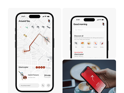 Uber app but new app branding design figma graphic design icon illustrastion mobile app motion graphics product design typography ui ux vector
