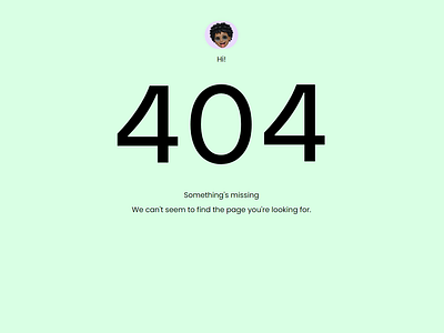 Dribble x Framer 404 Bitmoji inspired page 404 page animation bitmoji clean colorful cute error page framer framer website missing page modern page not found simple design squarespace ui ux web web design web design inspiration website