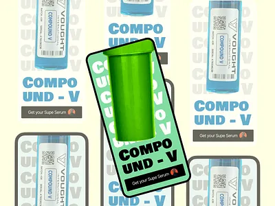 Compound V shopping App agency website app best ui design homelander illustration landingpagedesign mobile app shopping app. superhero theboys vought website design