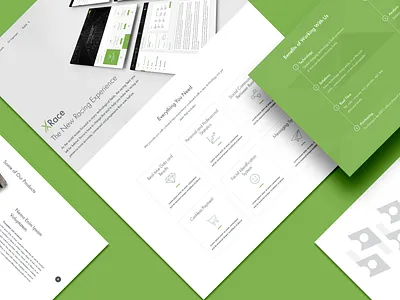Xrace branding data graphic design landing page sport ui web website