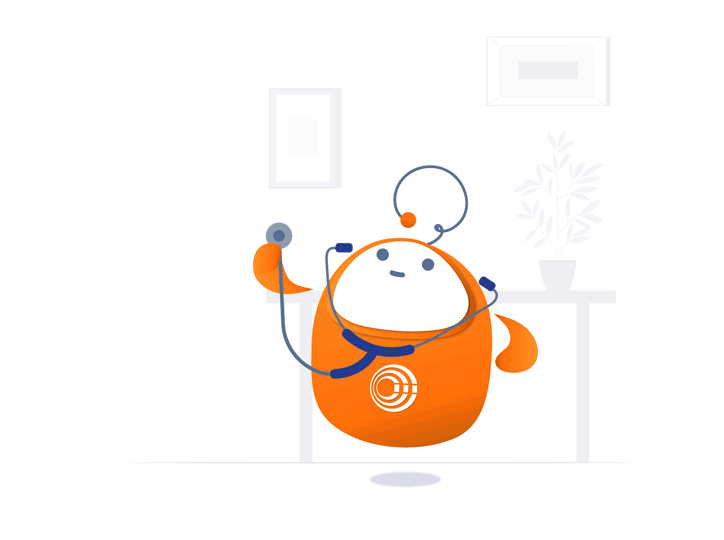 Checking the Pulse animation character cute gif graphic design illustration illustrator robot vector