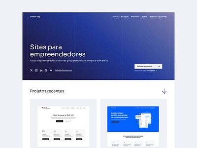 Homepage of my web design portfolio entrepreneur freelancer gradient graphic design herocolor homepage startup tecnology ui webdesign webdesigner webflow