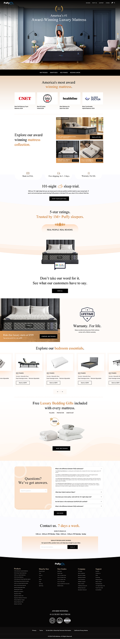 Mattresses E-Commerce Web App e commerce graphic design mockup design ui uiux web app