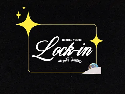 Lock In GFX branding church design design graphic design illustration illustrator minimal photoshop typography ui