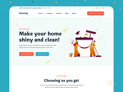 Cleaning cleaning website design professional responsive ui design userfriendly design web webdesign webflow webflowdesign websitedesign websitedesign
