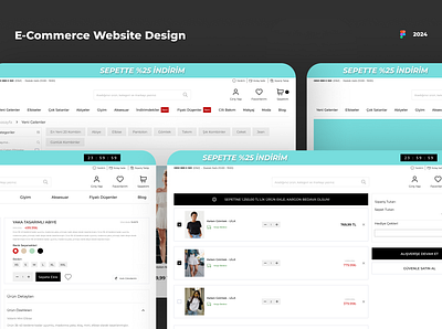 E-Commerce Website Design design e commerce figma ui uiux ux webdesign website