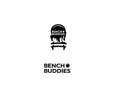 BENCH BUDDIES branding fluid icon logo modern