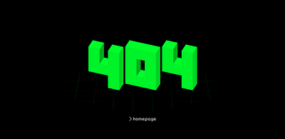 3D 404 Page in Framer 3d animation framer graphic design ui
