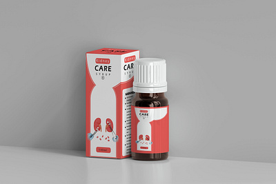 Medicine label & box design bottle label box design branding graphic design label design medicine label box design spray label