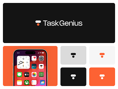 TaskGenius - Branding branding design graphic design hero section illustration logo startup typography ui uiux ux vector webapp