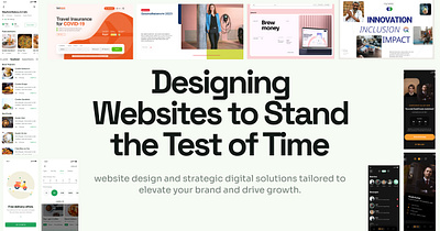 Minimal Banner Design 2024 clean design modern ui website