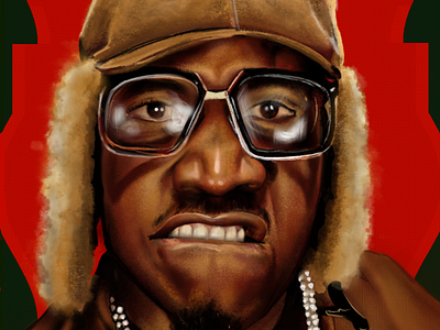 Big Boi colors digitalart illustration portrait realism