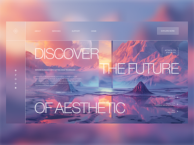 Discover the Future of Aesthetic - Landing page - 0003 clean design ui ux web