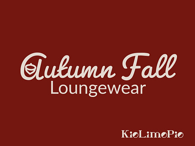 Autumn Fall Loungewear Logos