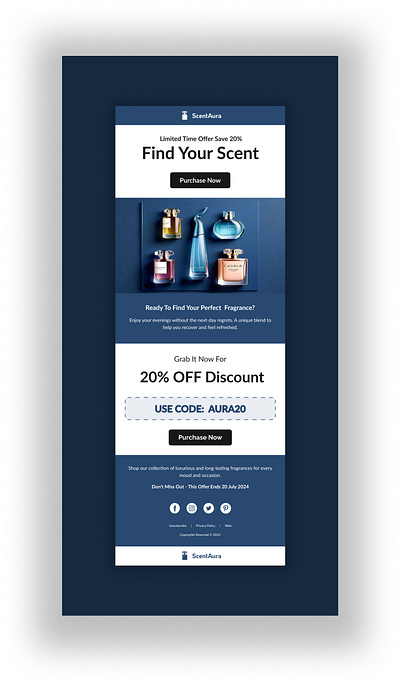 Product Email Template beauty beautybrand beautydesign beautyemail beautymarketing beautyproducts creative design designinspiration email marketing email template graphicdesign inspiration marketing template product template skincare template design uiux ux uxdesign