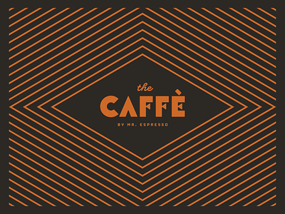 Caffe Logo art deco brand design branding cafe california coffee design espresso graphic design illustration italian lettering logo logo design oakland restaurant rome vintage