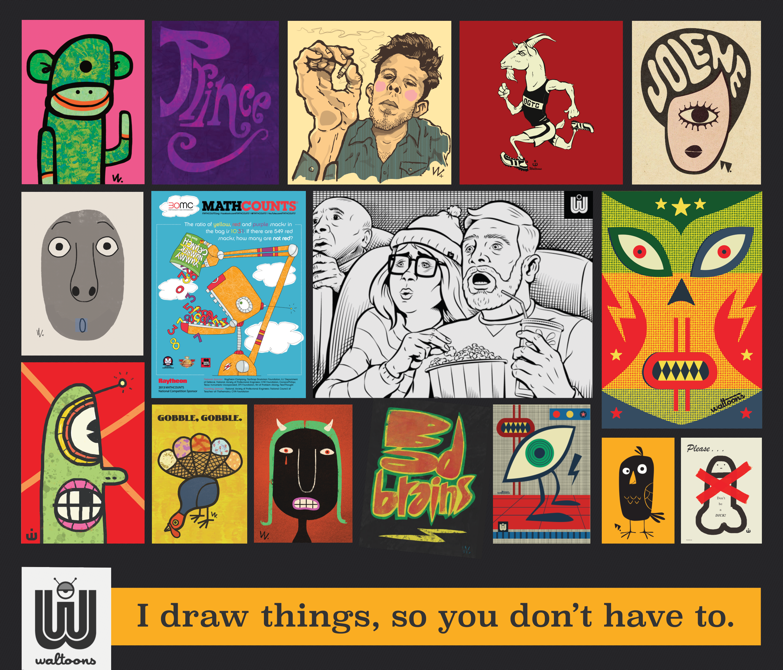 WALToONs Cartoon Art Service Promo ad character ad characters advertising art caricature cartoon cartoon illustration cover art editorial illustration illo illos illustration illustration promo illustrations illustrator mascot poster art poster design promo self promo spot illustration