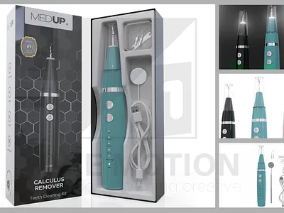 Calculus Remover 3D Model and Rendering 3d 3d animation 3d p 3d product modeling 3d product rendering 3d rendering branding graphic design motion graphics realistic product rendering