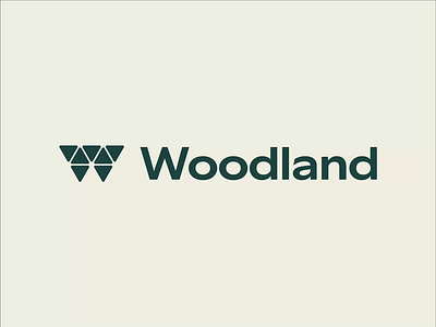 Woodland / Logo and Brand Identity brand brand identity branding design eco forest graphic design identity letter logo logo design logodesign logotype mark minimalistic sign wood
