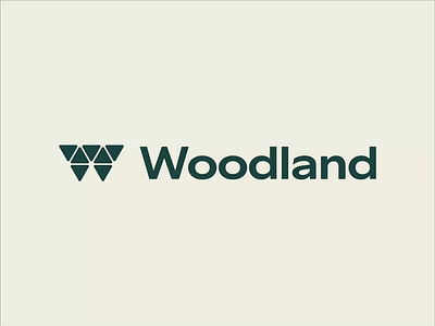 Woodland / Logo and Brand Identity brand brand identity branding design eco forest graphic design identity letter logo logo design logodesign logotype mark minimalistic sign wood