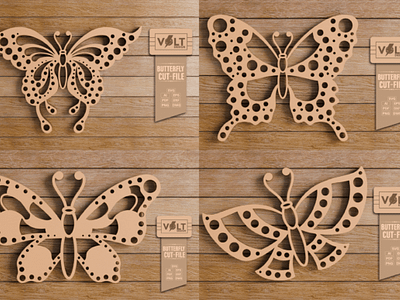 Butterfly Laser and CNC Cutting File SVG 3d 3d svg craft decoration design illustration kids papercraft svg svg cutting