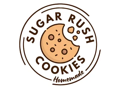 sugar rush cookies homemade logo design artistic logo design branding cookies art cookies logo cookies logo design funny cookie logo design graphic design homemade cookies logo design illustration of cookie logo logo design playful design sugar cookie logo sugar rush cookie logo