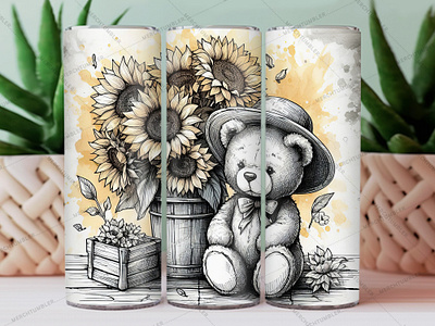 Pooh Skinny Tumbler Wrap 20 oz tumbler 30 oz tumbler color image custom tumbler design design tumbler illustration pooh pooh tumbler pooh vector skinny tumbler sublimation tumbler tumbler design tumbler skinny tumbler sublimation tumbler vector art tumbler warp vector art waterslide tumbler