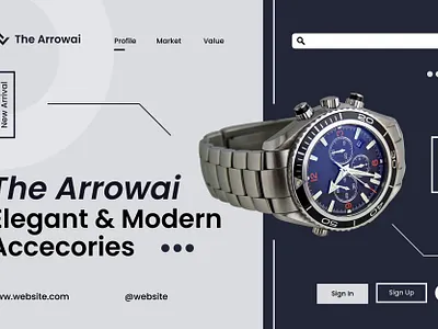 watch website branding design modern design ui uiux ux watch watch website web design website website design