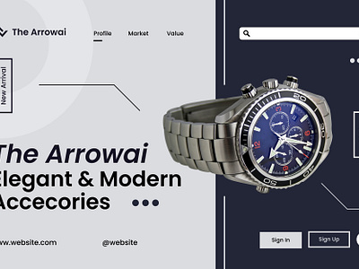watch website branding design modern design ui uiux ux watch watch website web design website website design