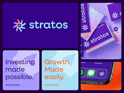 Stratos - Brand Design artdirection brand design branding design fintech illustration logo typography ui