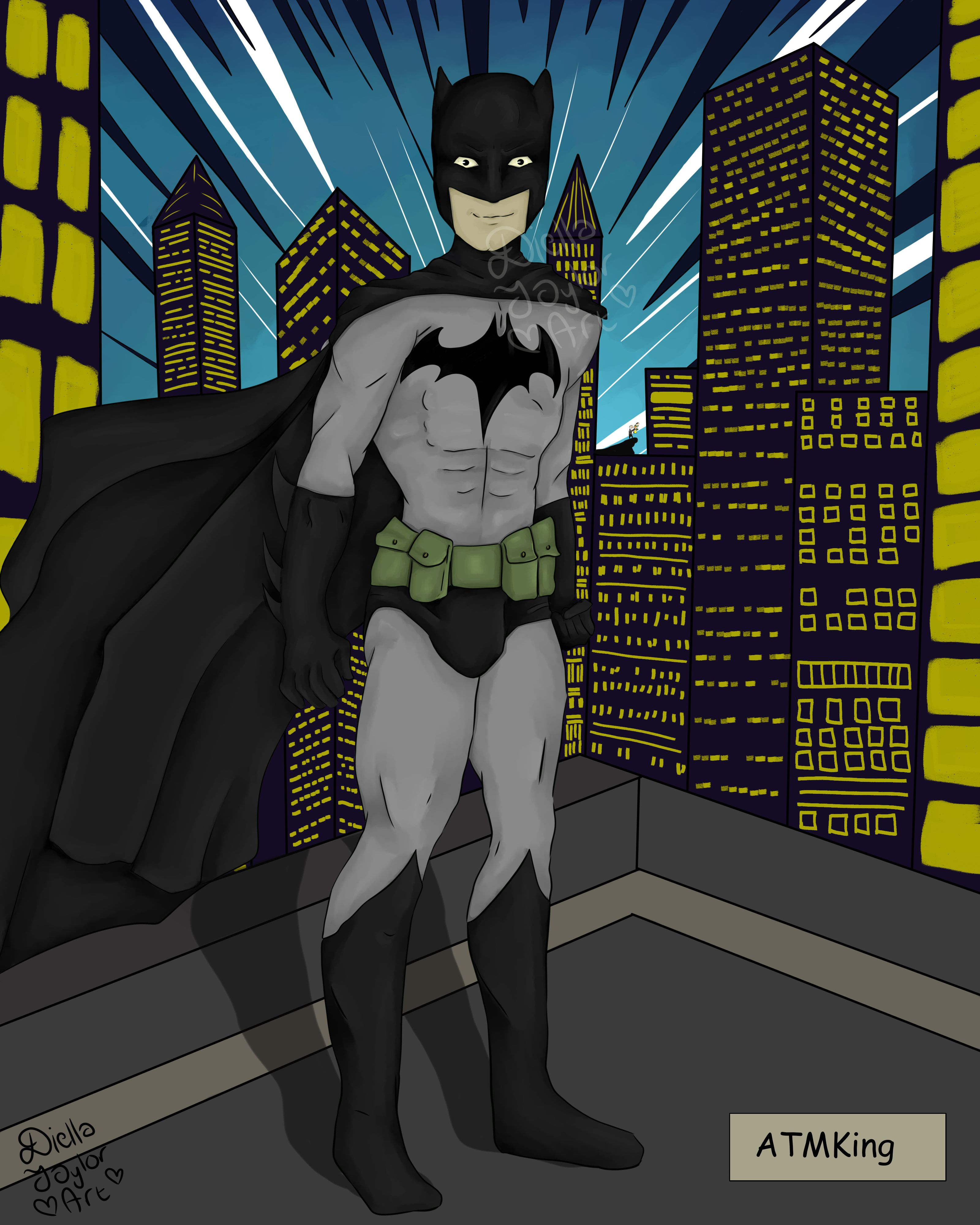 Batman For ATMking digital art digital illustration