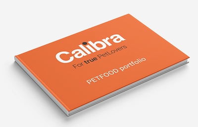 Calibra - Petfood Portfolio branding graphic design