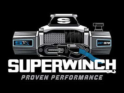 Westin | Superwinch SX Illustration design illustration vector