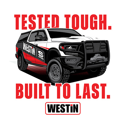 Westin | Superwinch Ram Illustration design graphic design illustration offroad truck vector westin