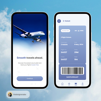 Flight booking app boarding pass UI concept branding dailyui design feedbackwelcome minimalism openforsuggestions ui uicommunity uigallery