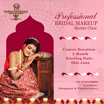 Bridal Makeup branding graphic graphic design photo photoshop
