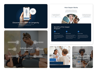 InterveneMD - Web Design blue clinic design doctor health home page medical modern ortho orthopedic physician tech ui user experience ux ux ui web web design website design wellness