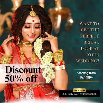 Bridal Makeup branding design graphic graphic design photoshop