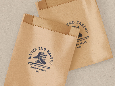 Bitter End Bakery Brand Identity Design bakery branding cafe design graphic design illustration logo packaging design packaing top shot unto dust vector